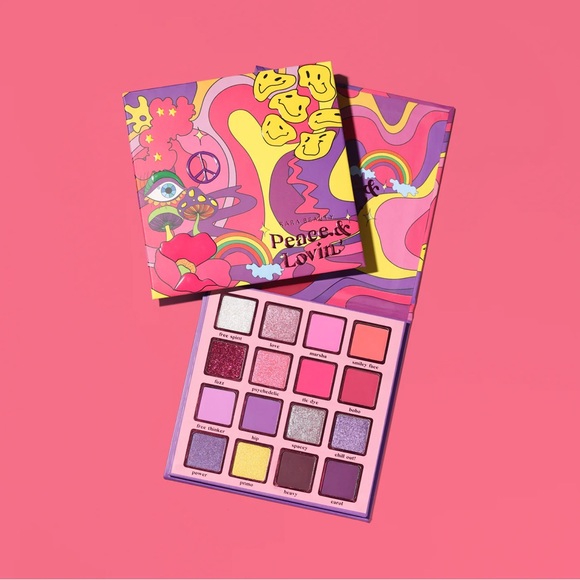 ♥️ Brand New! Urban Outfitters Kara Beauty PEACE & LOVIN' Eye Palette - Picture 2 of 11